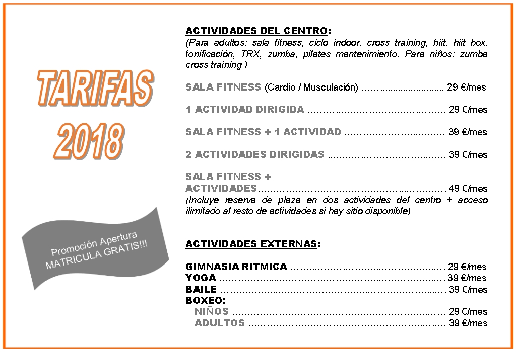 Tarifas